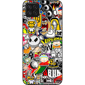 Бампер силіконовий для Samsung M32 Galaxy M325 з малюнком Креатив