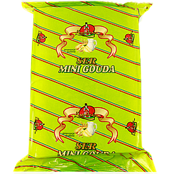 Сир гауда міні (зелена) Млекпол Mlekpol gauda mini 1kg (Код: 00-00001268)