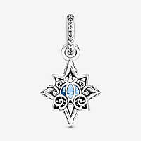 Серебряный шарм Пандора Disney Cinderella Blue Star Pendant