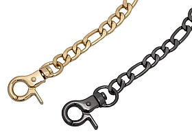 Ланцюжок для сумки з карабіном СК-001 120см колір Золото