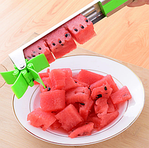 Ніж для нарізки кавуна та дині SUNROZ Watermelon Slicer чим-слайсер Кавуновий млин, фото 6