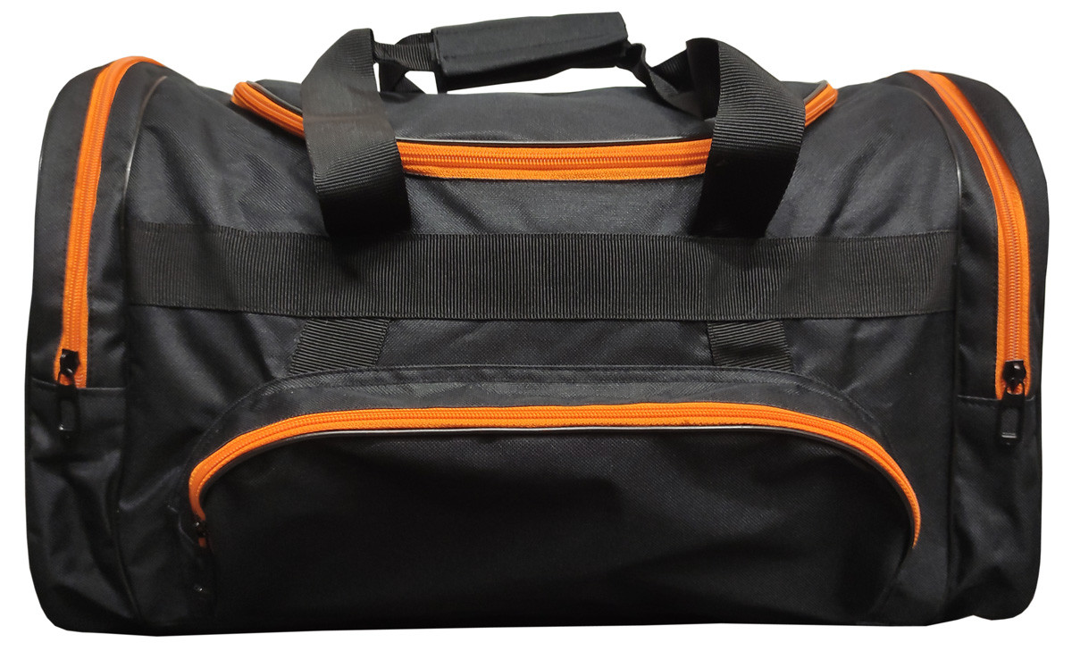 Сумка дорожня Tiger Start-1 30х53 чорна з помаранчевим S581400