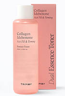 Антивіковий тонер-есенція для пружності шкіри з колагеном та ідебеном Collagen Idebenone Acti Fill&Firm