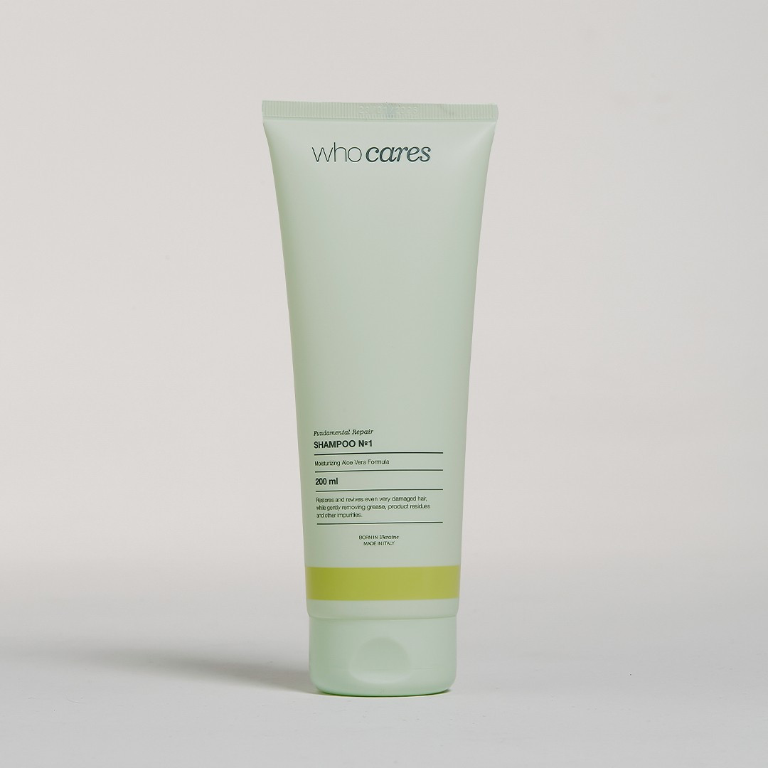 Шампунь поживний для сухого та пошкодженого волосся Who Cares Fundamental Repair Shampoo No1