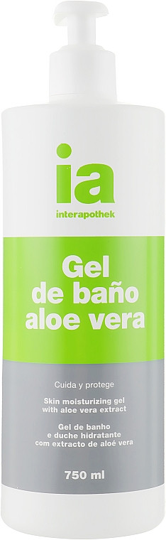 Гель для душу з екстрактом алое вера, з дозатором Interapothek Gel De Bano Aloe Vera