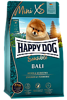 Сухой корм для собак мелких и очень мелких пород до 5 кг Happy Dog мини XS Бали с курицей и куркумой 300 г