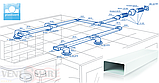 Повітровод плоский пластиковий 55x110 мм / 1,0 м ВЕНТС 5010 (VENTS 5010), фото 4