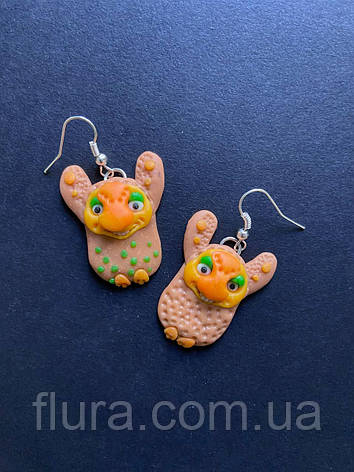 Сережки з полімерної глини "Джива" в асортименті, фото 1