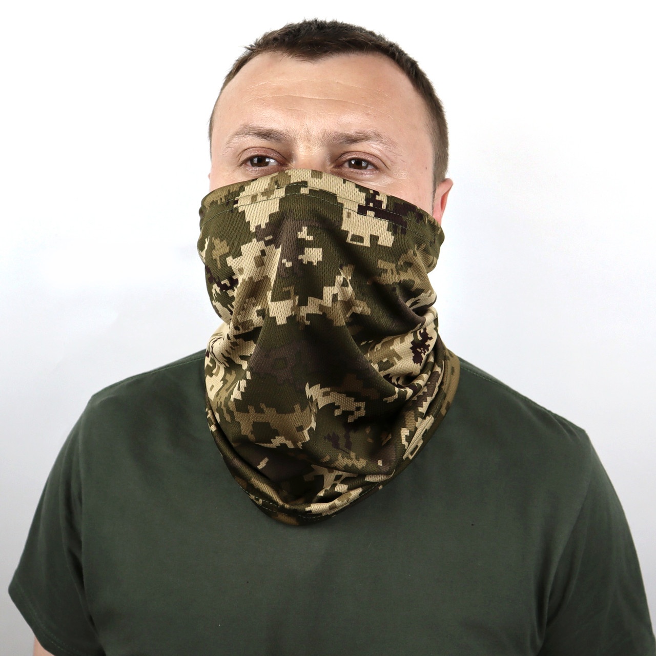 Бафф літній захисний CoolMax тканина із затяжкою для регулювання розміру Піксель