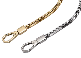 Ланцюжок для сумки з карабіном СК-005 104-109см колір Нікель