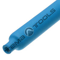 Термоусадка клейова для проводів синя 15/5 мм 1м 3:1. Термоусадка з клейовим шаром