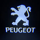 Логотип підсвічування двері Пежо Peugeot Лінза скло HD зображення, PREMIUM, фото 2