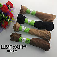Шкарпетки жіночі капронові рулон, пучок Шугуан, 23-25 розмір, бежеві №3, 02580, фото 2