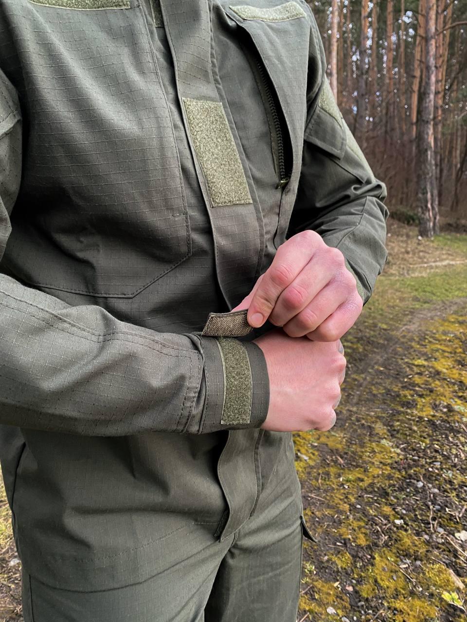 Форма Олива Рипстоп Костюм Рип-стоп Олива Водооталкивающий Тактическая ...