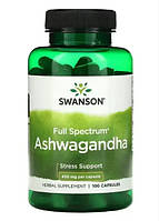 Добавка для мозку та цнс Swanson Ashwagandha 450 mg 100 caps