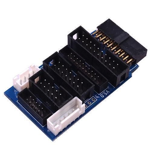 JTAG SWD адаптер перехідник для J-Link V8 ULINK2, 20-піновий, крок 2.54 мм, програмування процесорів