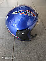 Шлем открытый синий, размер М(55-56)