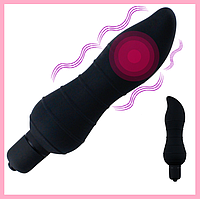 Анальна пробка з вібрацією 12 см, корок із вібрацією, стимулятор для ануса, Інтимні іграшки