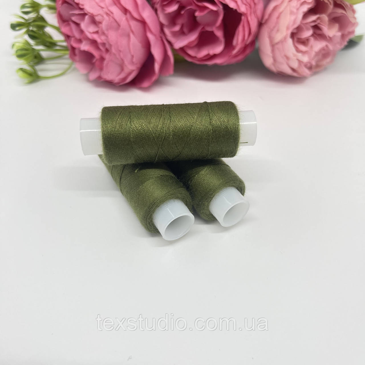 Нитка хакі Omega 120 200 м. col 00421, фото 1