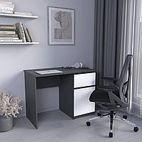 Комп'ютерний стіл MebelProff КС-7, письмовий стіл Антрацит/Білий