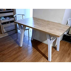 Стіл кухонний Уно-4 посилений ЛОФТ Метал-Дизайн купити в Одесі, Україні