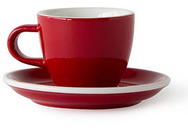 Чашка комплект Acme Evolution Red для еспресо 70 мл. Акме Червона