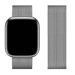 DR Ремінець металевий Hoco iWatch WA03 milanese steel 42/ 44/ 45/ 49 mm silver