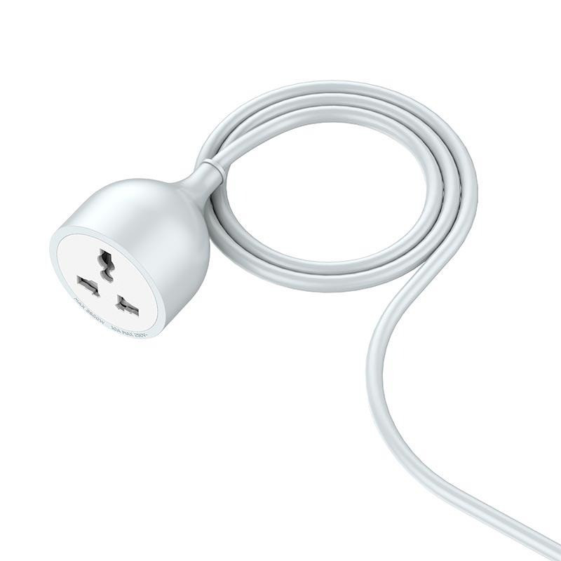 Подовжувач 5 метрів Ldnio SC1017 2500W 10A White, фото 1