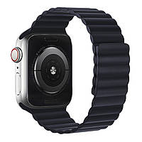 DR Ремешок силиконовый Hoco iWatch WA07 magnetic 38/ 40/ 41mm midnight blue