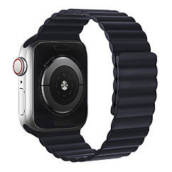 DR Ремінець силіконовий Hoco iWatch WA07 magnetic 38/ 40/ 41 mm midnight blue