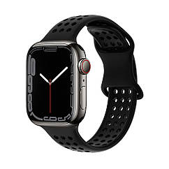 DR Ремінець силіконовий Hoco iWatch WA08 honeycomb 38/ 40/ 41 mm black