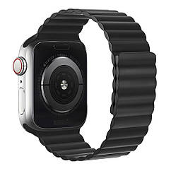 DR Ремінець силіконовий Hoco iWatch WA07 magnetic 38/40/ 41 mm black