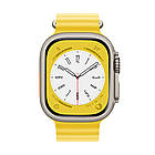 DR Ремінець силіконовий Hoco iWatch WA12 marine double buckle 42/ 44/ 45/49 mm yellow, фото 5