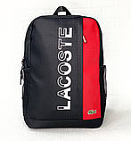 Чоловічий рюкзак Lacoste (645) black, фото 3