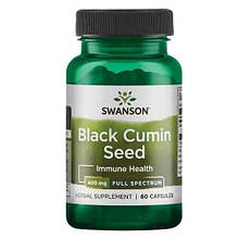 Чорний кмин Swanson Black Cumin Seed 400 mg 60 Caps