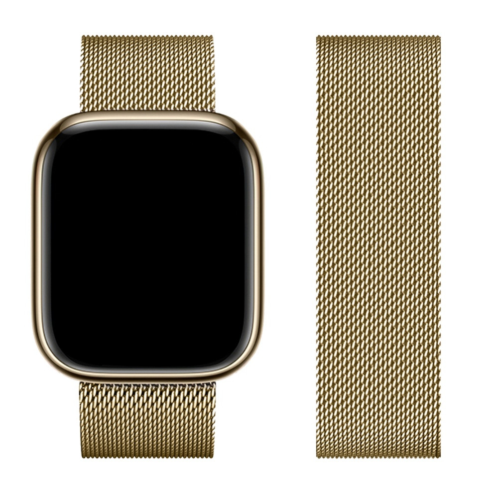 DR Ремінець металевий Hoco iWatch WA03 milanese steel 42/ 44/ 45 mm vintage gold, фото 1