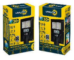 Світлодіодний вуличний світильник на сонячній батареї UNILITE 30W 6500K, 1350lm