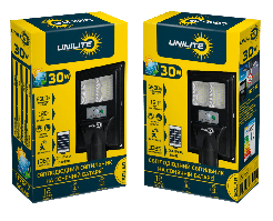 Світлодіодний вуличний світильник на сонячній батареї UNILITE 30W 6500K, 1350lm  V-117917