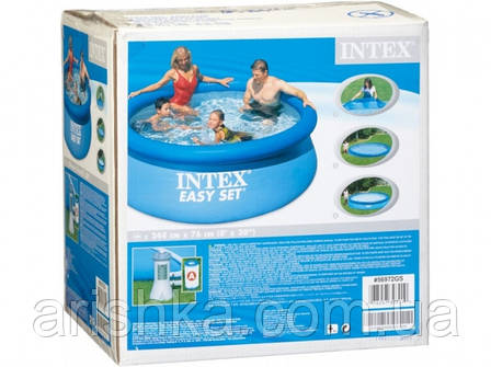 Надувний Басейн Intex Easy Set з фільтром 28112, фото 2