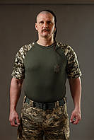 Военная футболка с коротким рукавом, тактический рашгард, убакс пиксель