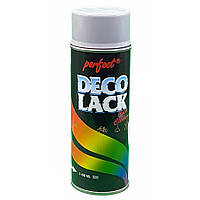 Алкидная аерозольная краска Perfect (DecoLack), Серый (RAL7001) 400ml