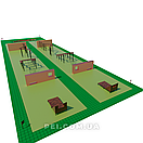 Загальновійськова смуга перешкод (військово-спортивний комплекс, вуличний спортивний майданчик) RX7058, фото 5