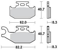 Тормозные колодки BRAKING 936CM44