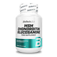 МСМ Глюкозамин Хондроитин BioTech MSM Chondroitin Glucosamine 60 tabs