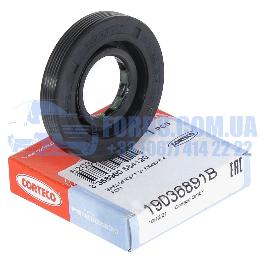 Сальник первичного вала FORD FIESTA/FOCUS/C-MAX/FUSION/ECOSPORT (21.5X48X8.4) CORTECO