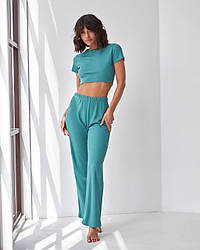 Комплект кроп-топ+штани 0326/280 Barwa garments