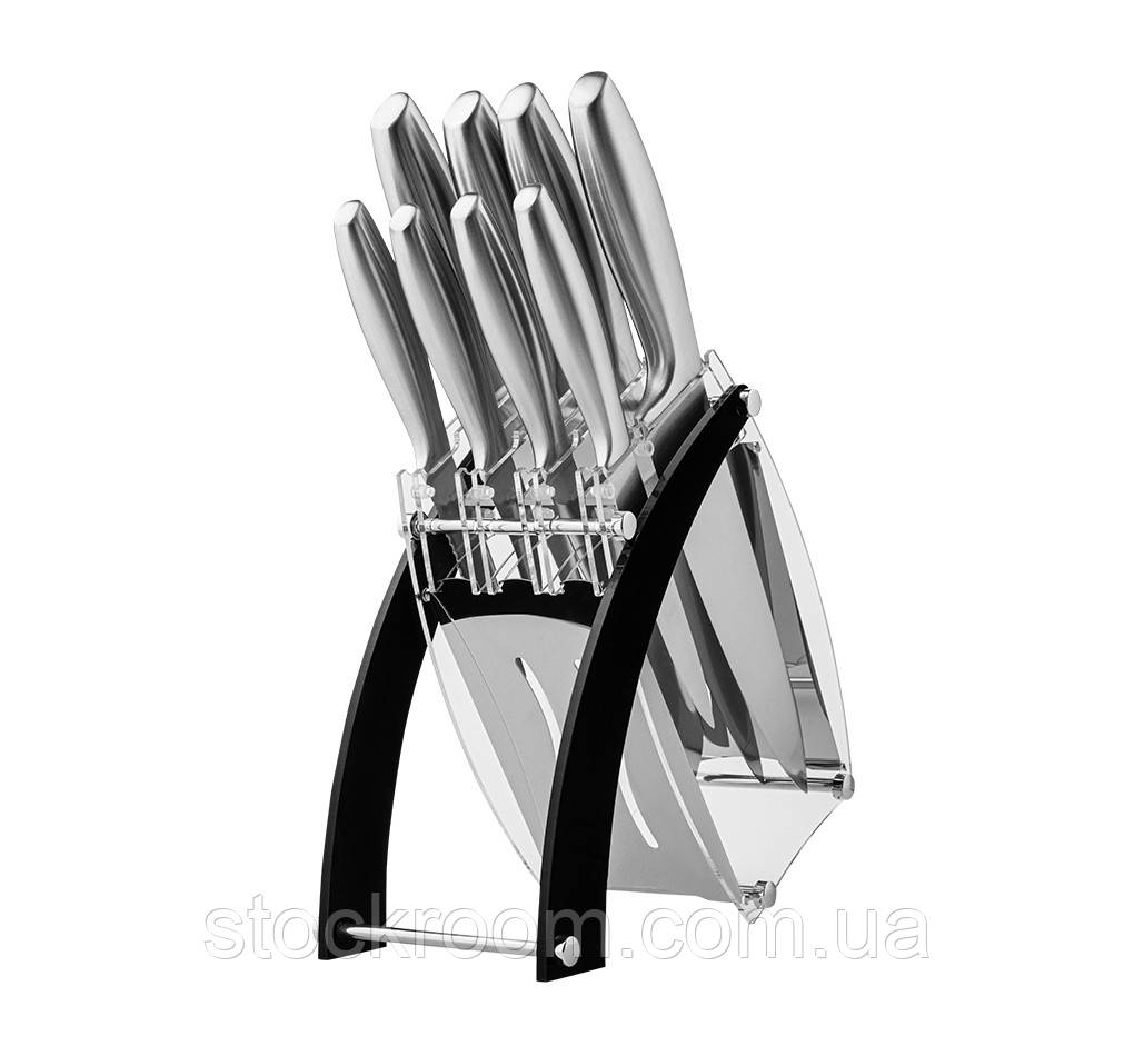 Набір кухонних ножів VINZER Razor на підставці (89112)