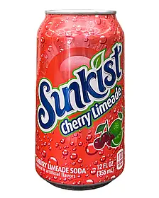 Газування Sunkist Cherry Limeade 355ml