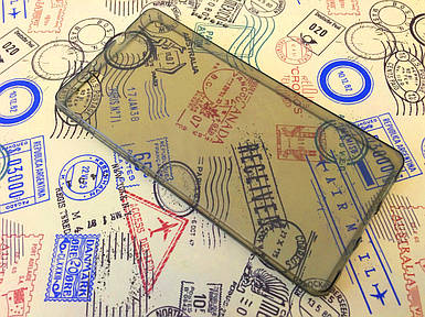 Ультратонкий 0,3 мм чохол для Huawei P8 LITE сірий