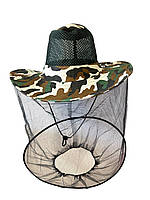 Накомарник - шляпа с противомоскитной сеткой (премиум класс)